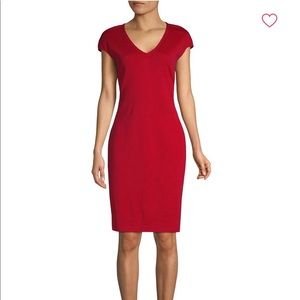 St John Milano Knit Sheath dress